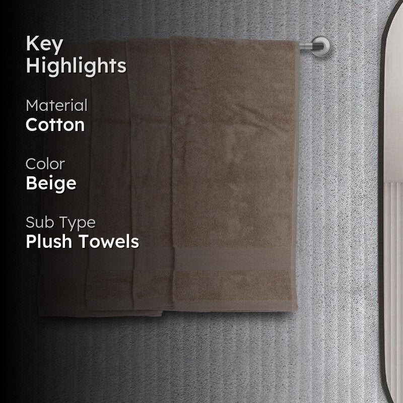 Miorah Hand Towel (Beige) - Set Of Four media 2