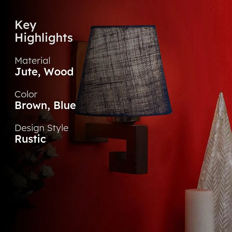 Marine Conical Wooden Wall Lamp media 2
