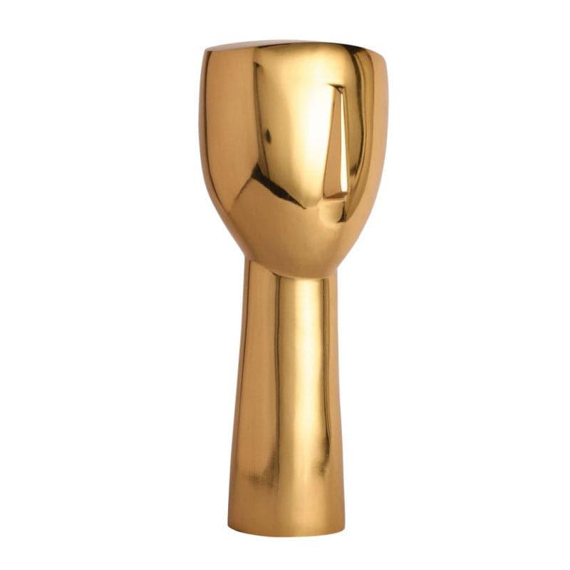 Half Face Showpiece - Gold media 5