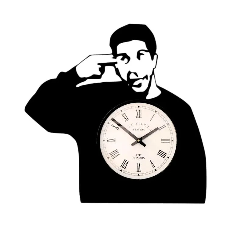 Attitude Steel Analog Wall Clock - Black media 4
