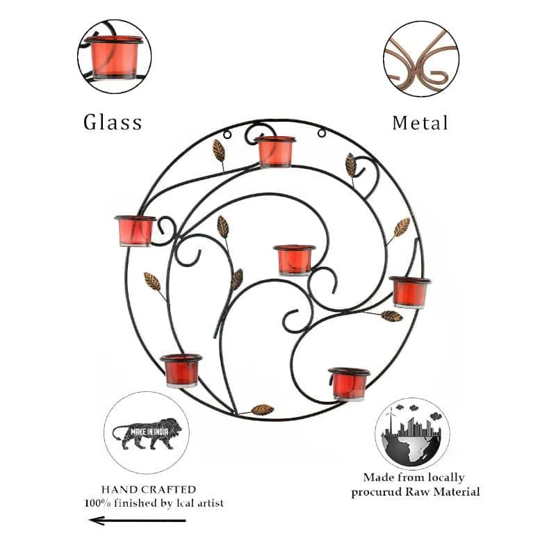 Spiral Twig Candle Holder - Red media 4