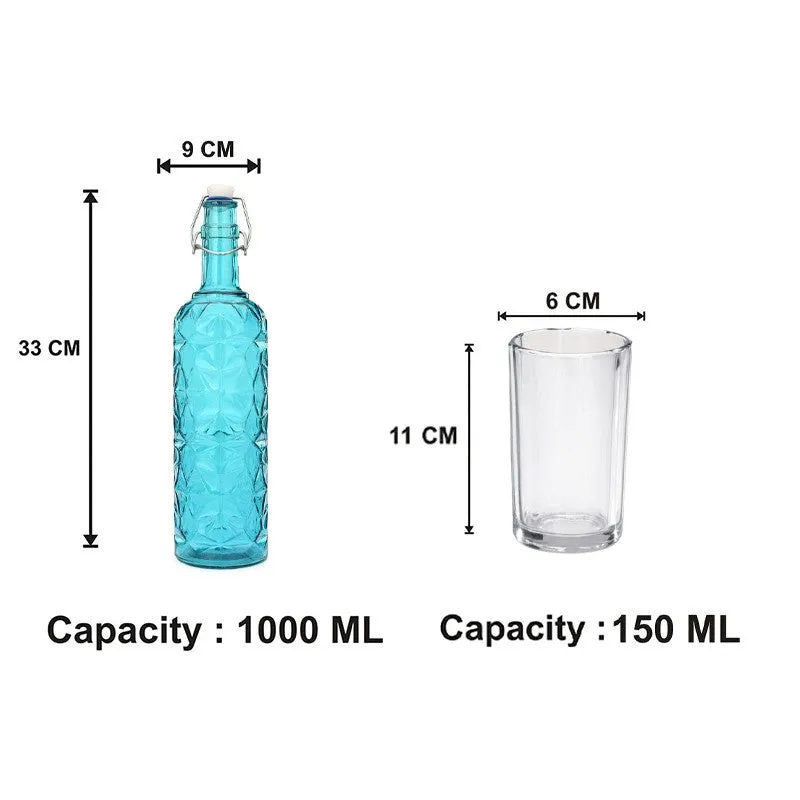 1000 mL Water Bottle With 150 mL Glasses - Five Piece Set media 7