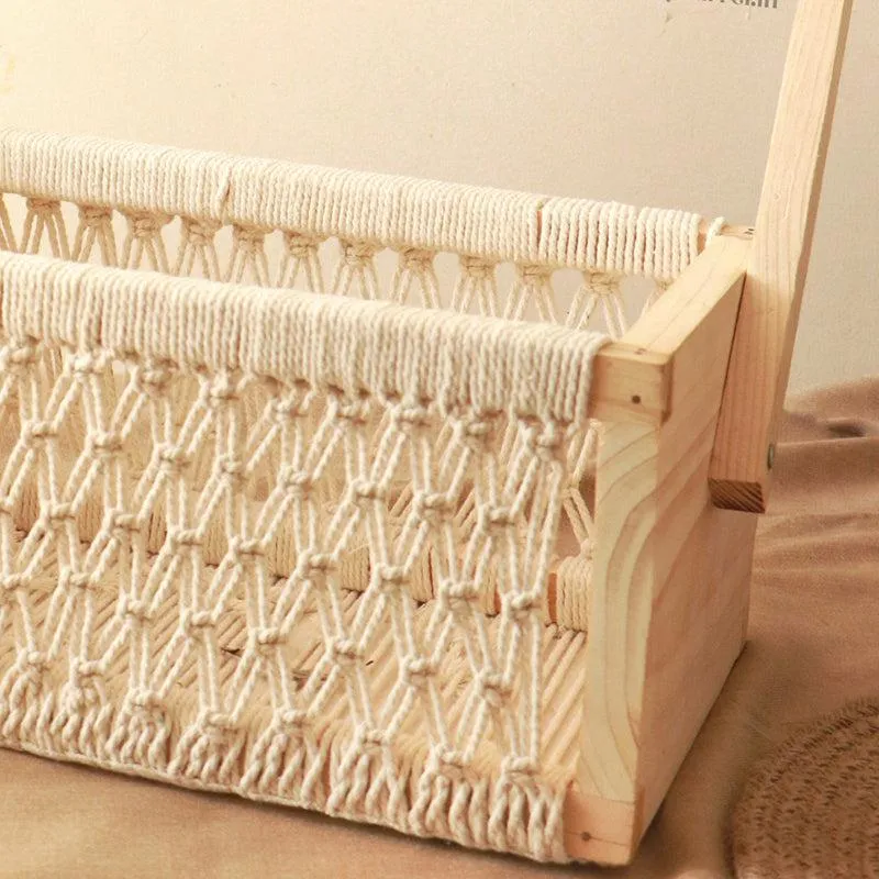Millie Handcrafted (Metal,Cotton) Storage Basket media 4
