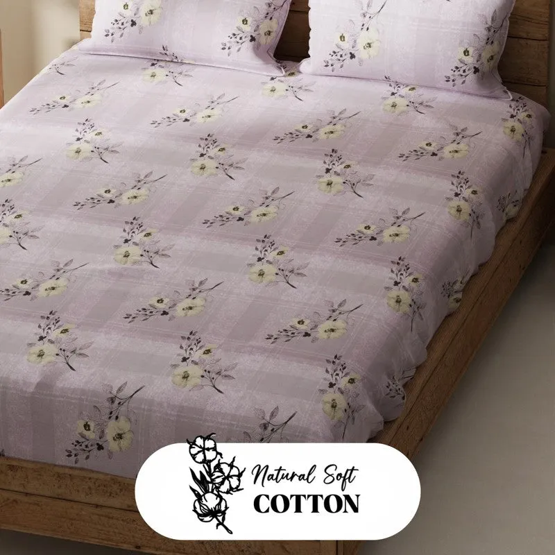 Elvon Bedsheet (Purple) - 115 GSM media 5
