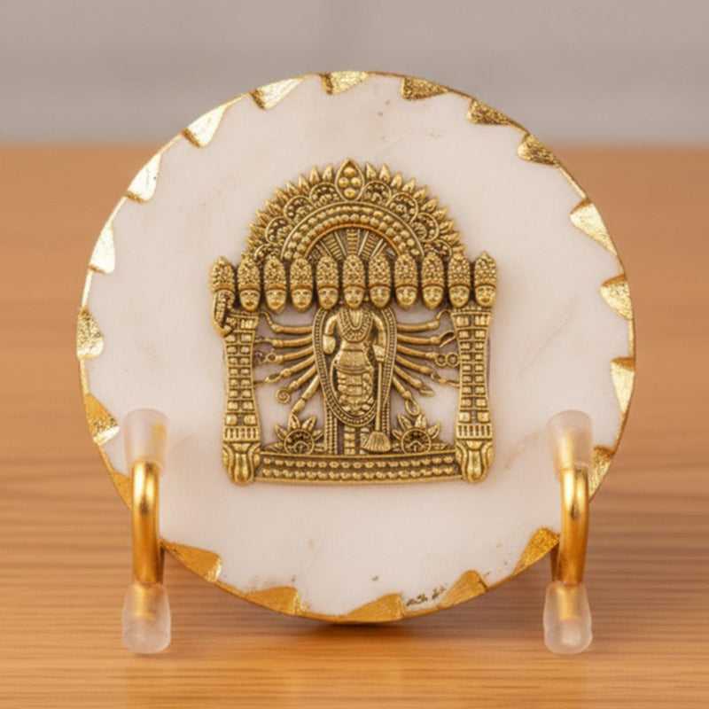 Majestic Aura Lord Narayan Idol Showpiece media 4