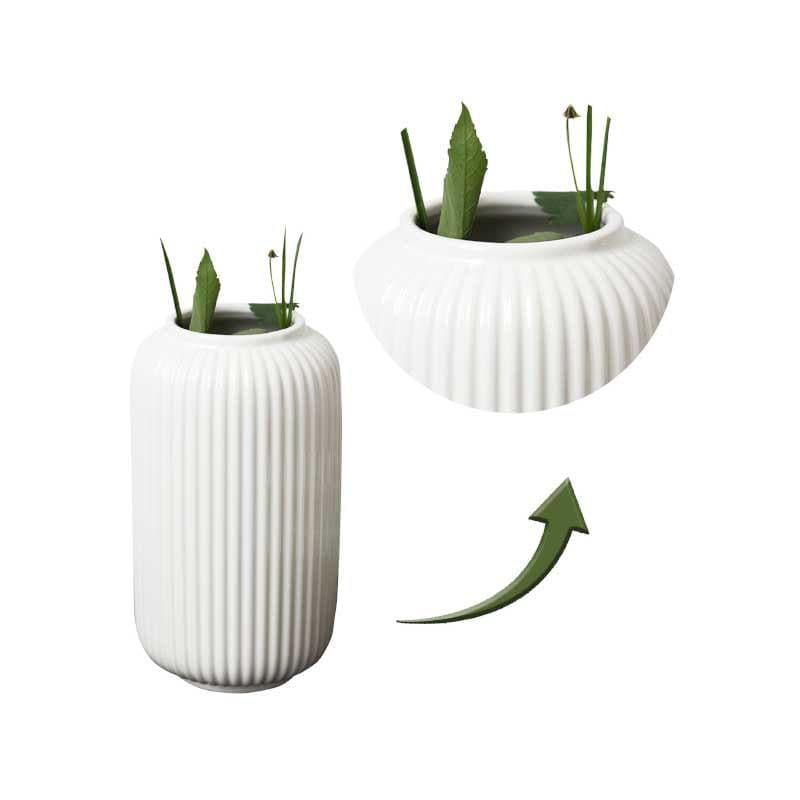 Spunky Splash Vase - White media 5