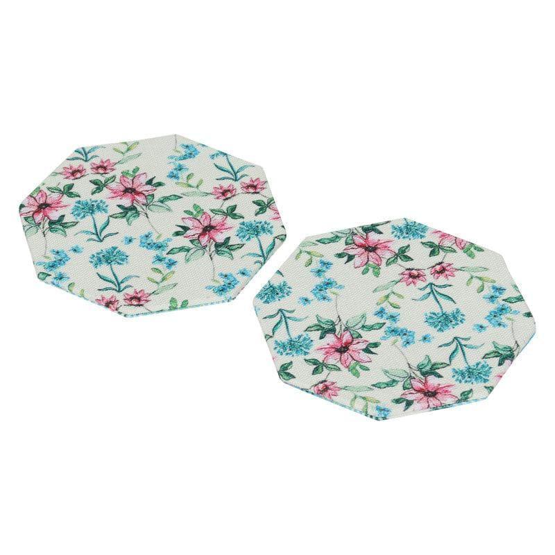 Elif Octa Canvas Coaster - Set Of Two media 5