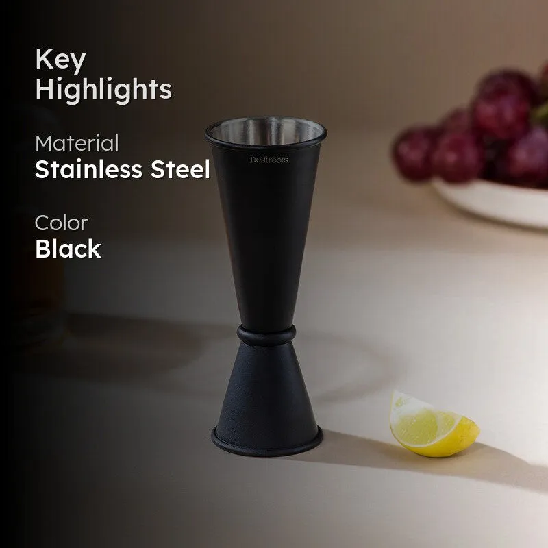 Liquid Ratio Stainless Steel Jigger - 30 ML/60 ML media 2