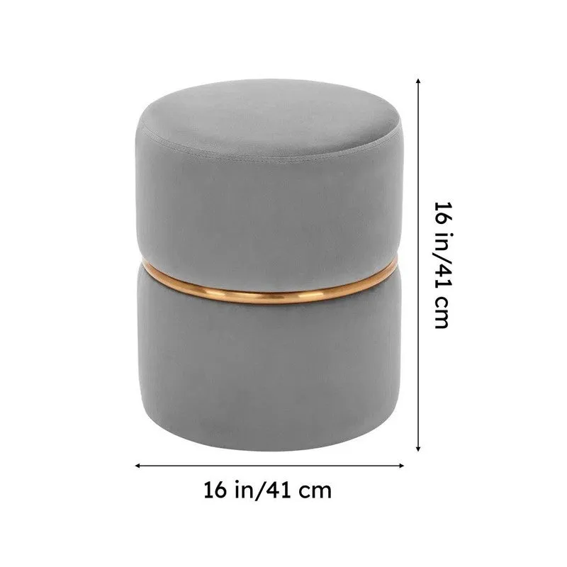 Zyvra Softin Ottoman - Grey media 7