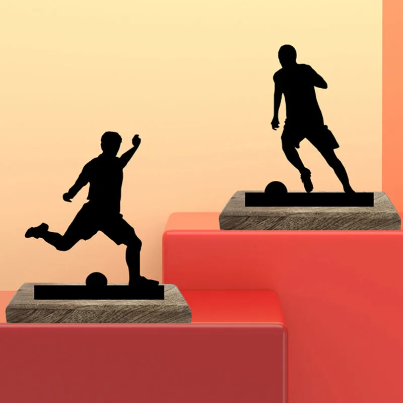 Soccer Duo II Showpiece - Set Of Two media 3