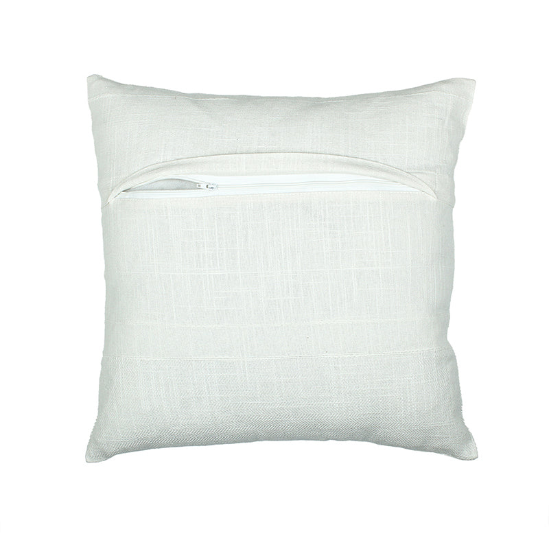 Scandi Soft Solid Cotton Cushion Cover (White) - Set Of Two media 6