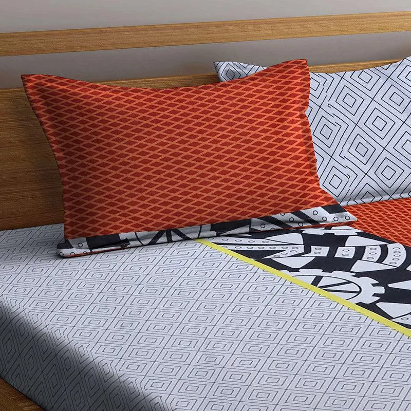 Comet Abstract Bedsheet - 150 GSM media 1