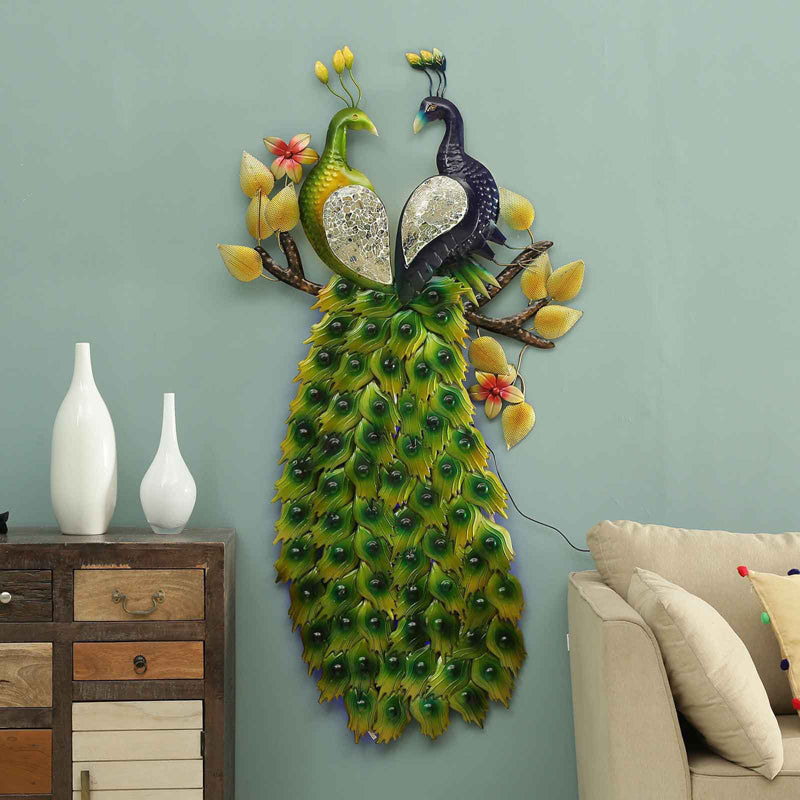 Mayura Pair Iron Wall Accent