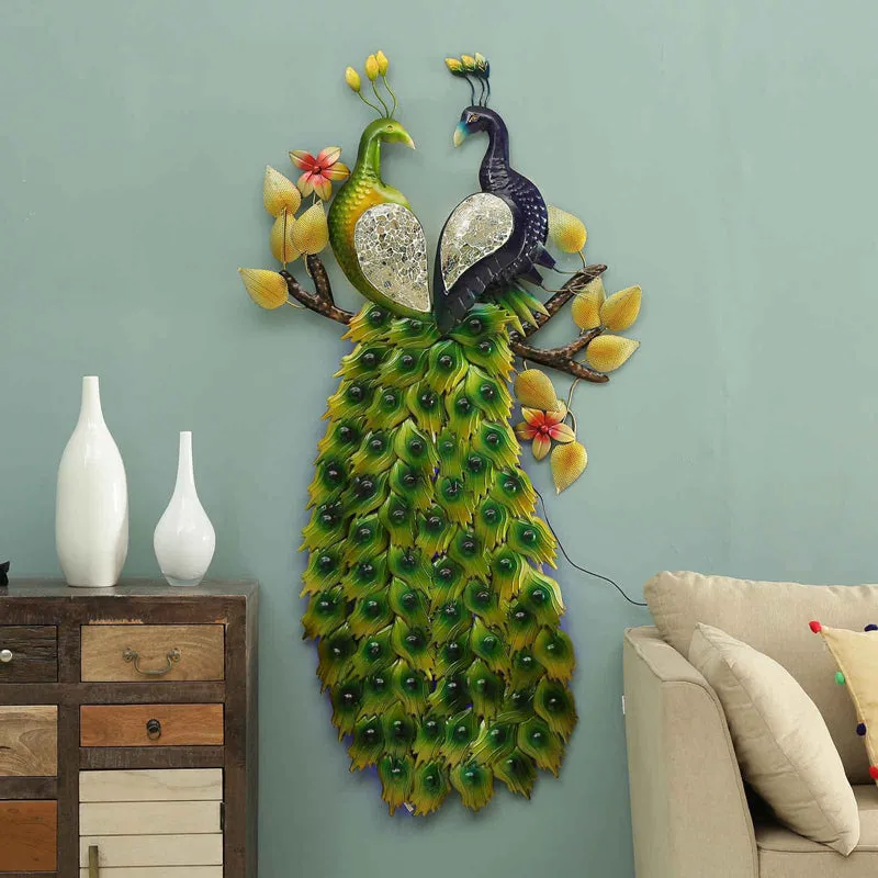 Mayura Pair Iron Wall Accent media 1