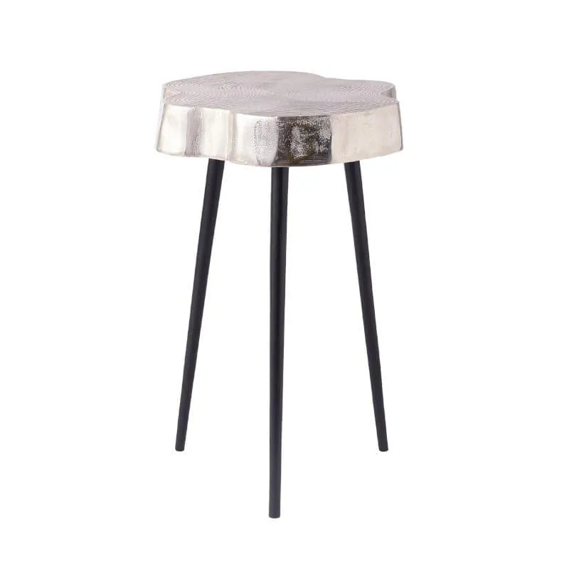 Kora Aluminium Accent Table - Silver media 3
