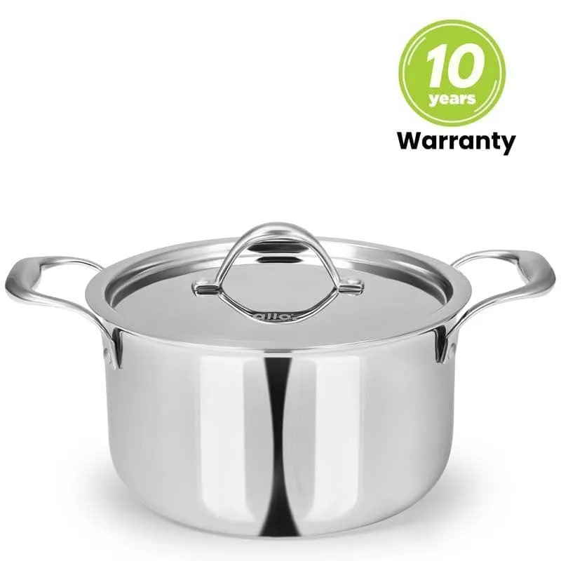 Betto Induction Safe Cooking Pot With Lid - 4600 ML / 9 Inches media 6