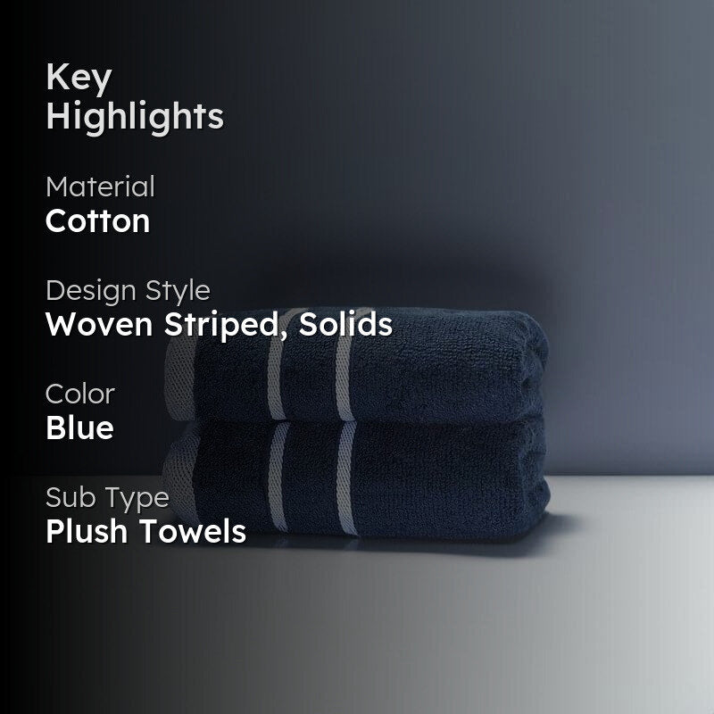 Blue Oh-so-soft Bath Towel image 2