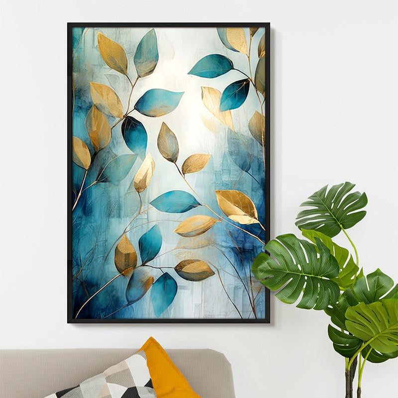 Gilded Breeze Wall Painting With Frame media 5