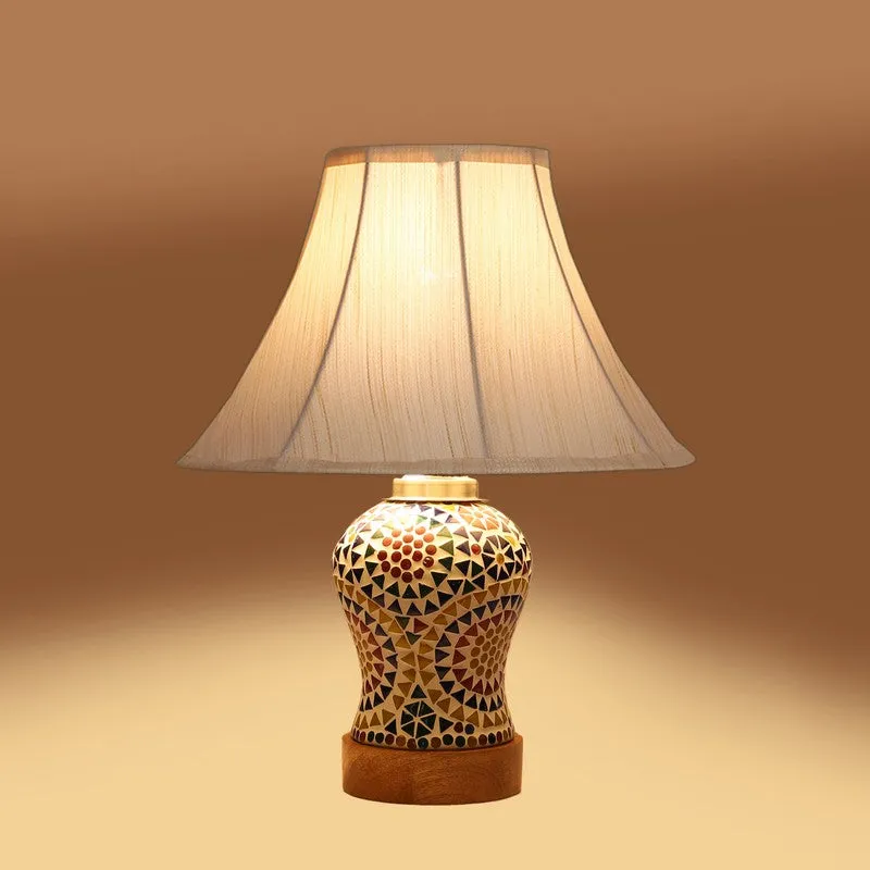 Zenira Wooden Table Lamp - Multicolor media 7