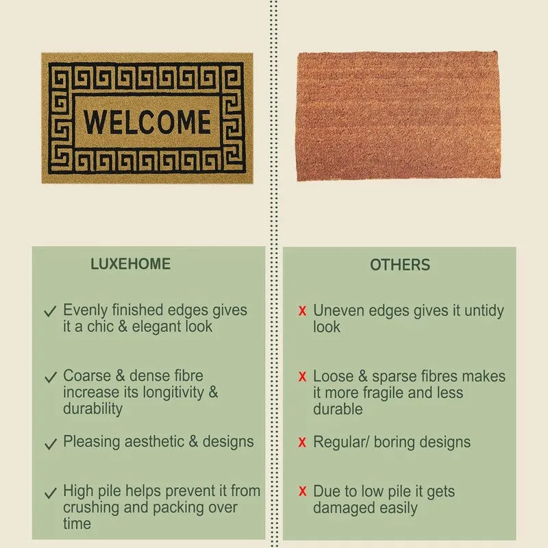 Welcome Coir Door Mats - Brown media 7
