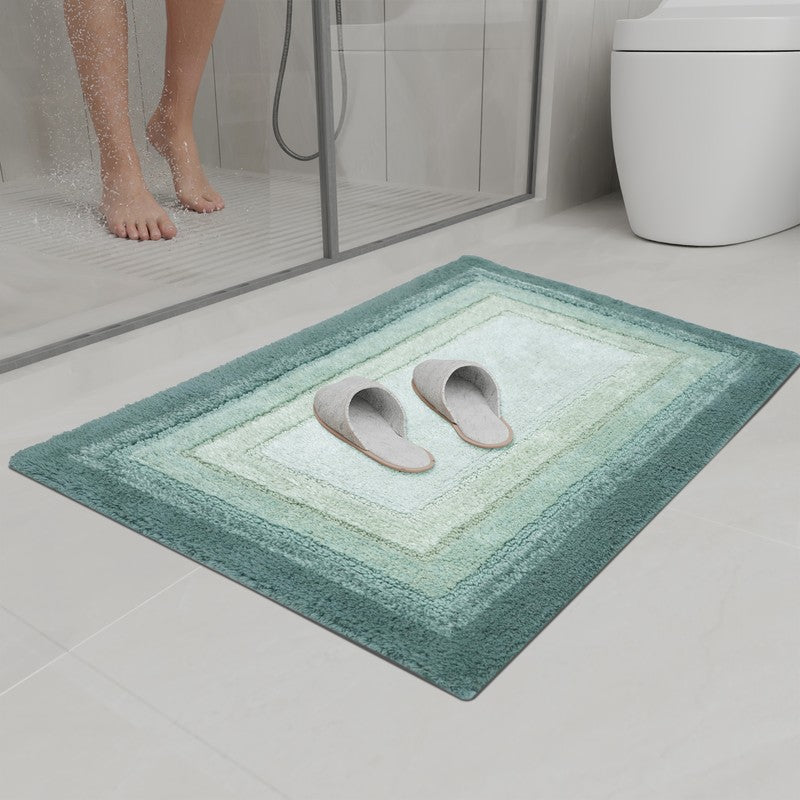 Dryora Cotton Bath Mat - Green media 3
