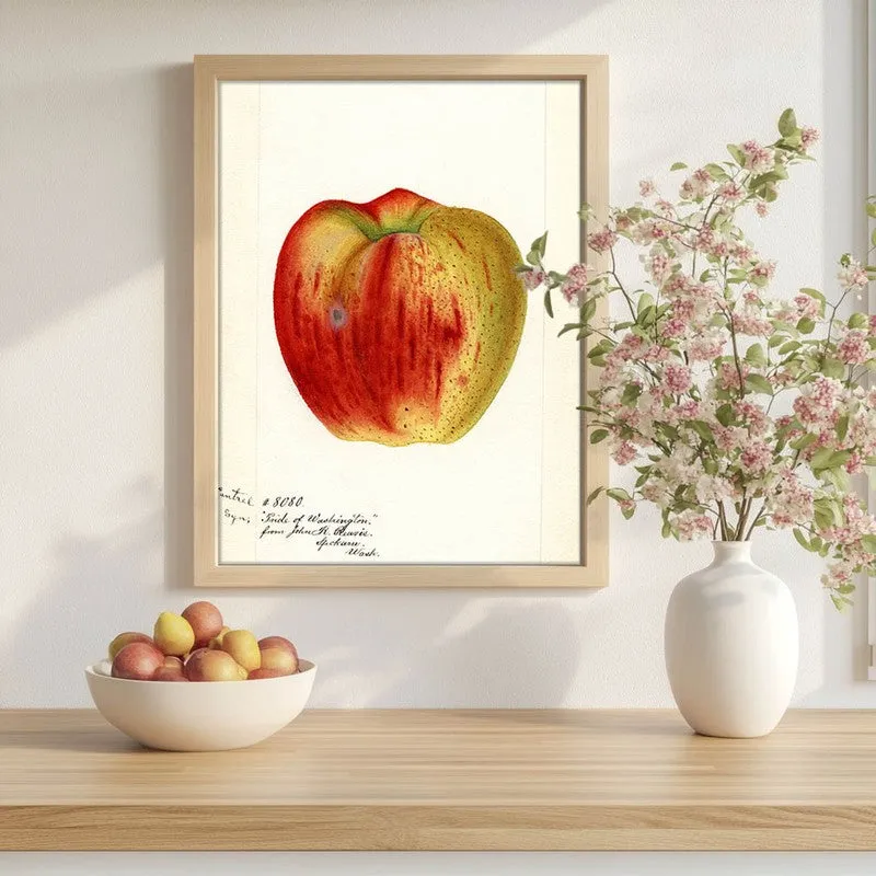 AppleHue Archival Canvas Wall Art - Brown media 1
