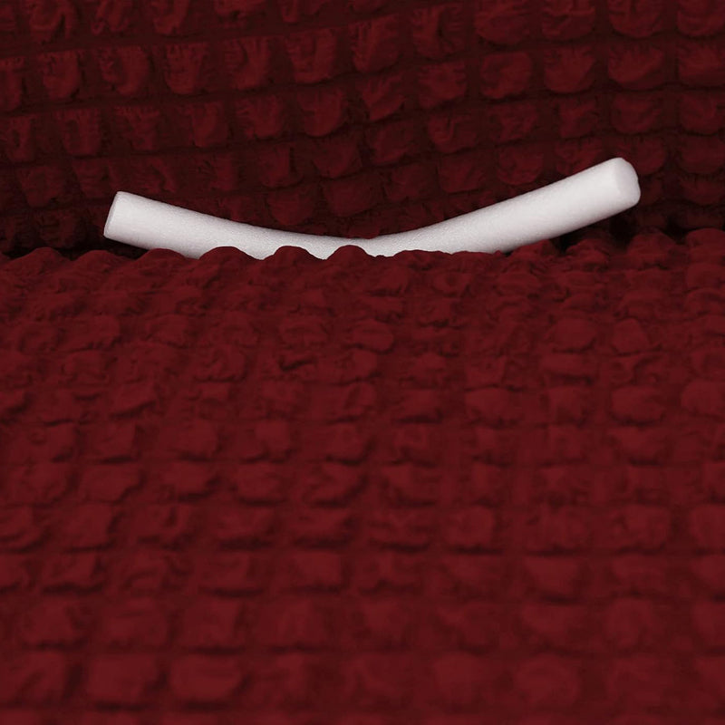 Bubble Frill Sofa Cover - Maron media 7