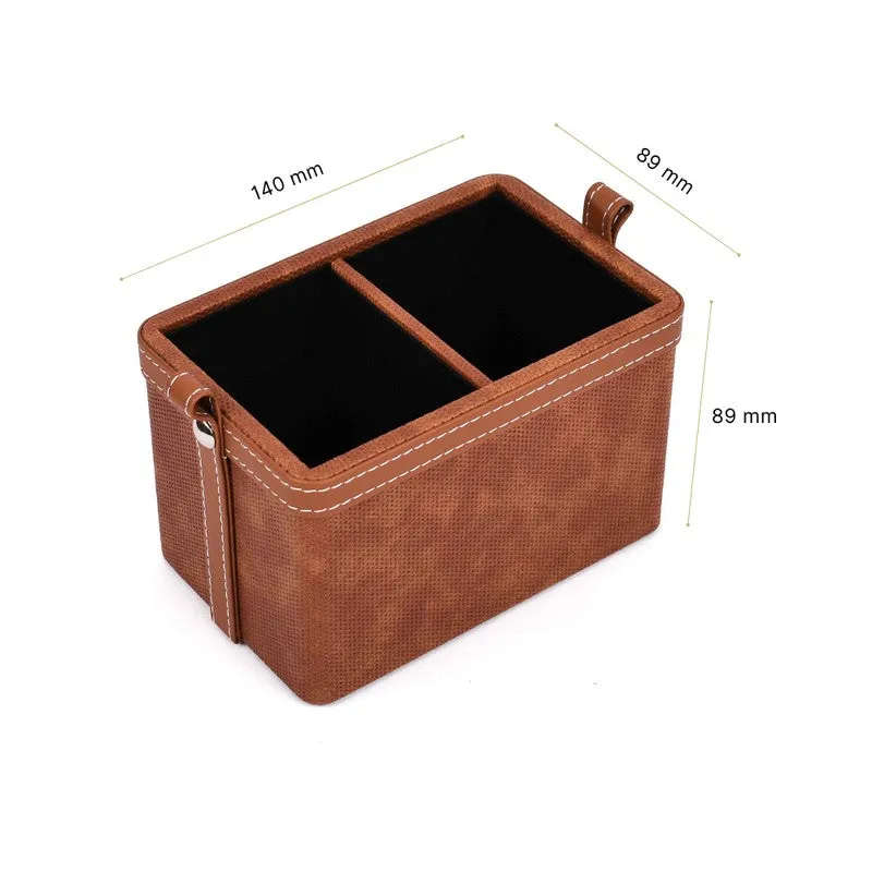 Wicka Dote Desk Organiser - Brown media 9