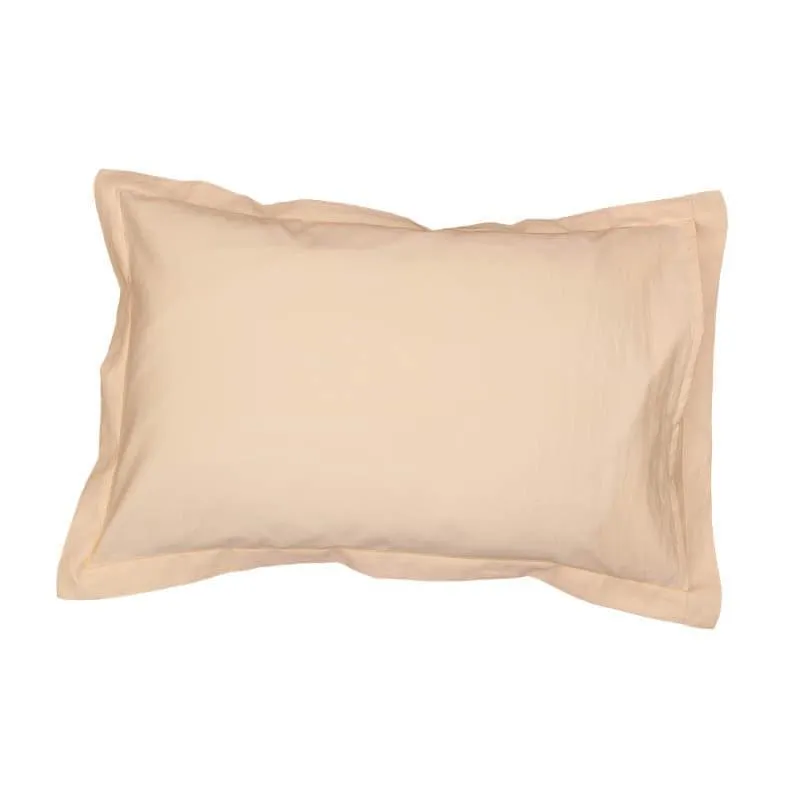 Dreamy Delight Cotton Bedsheet (Beige) - 610 TC media 4