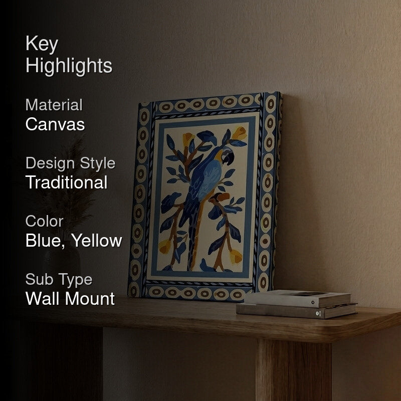Neela Thotha Canvas Traditional Wall Art media 2