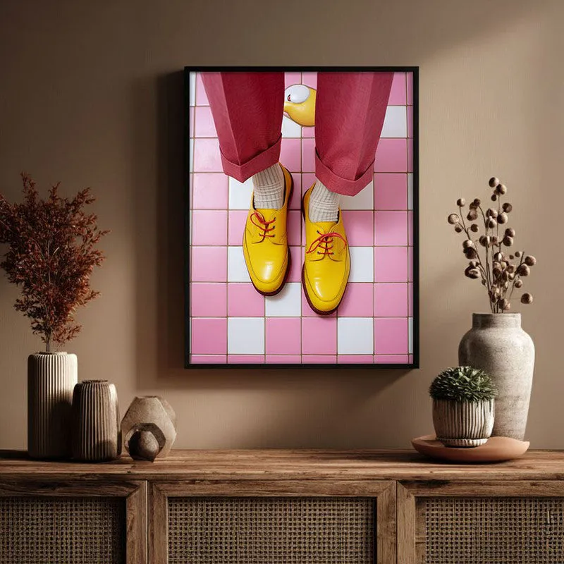 Candyland Canvas Archival Canvas Wall Art - Black Frame media 3