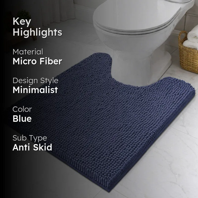 SolidEase Microfiber Bath Mat - Navy media 2