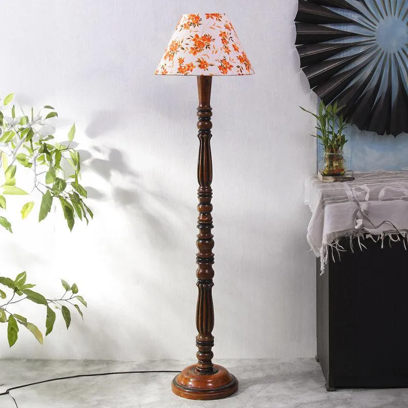 Ibis Tira Vintage Wooden Floor Lamp media 3