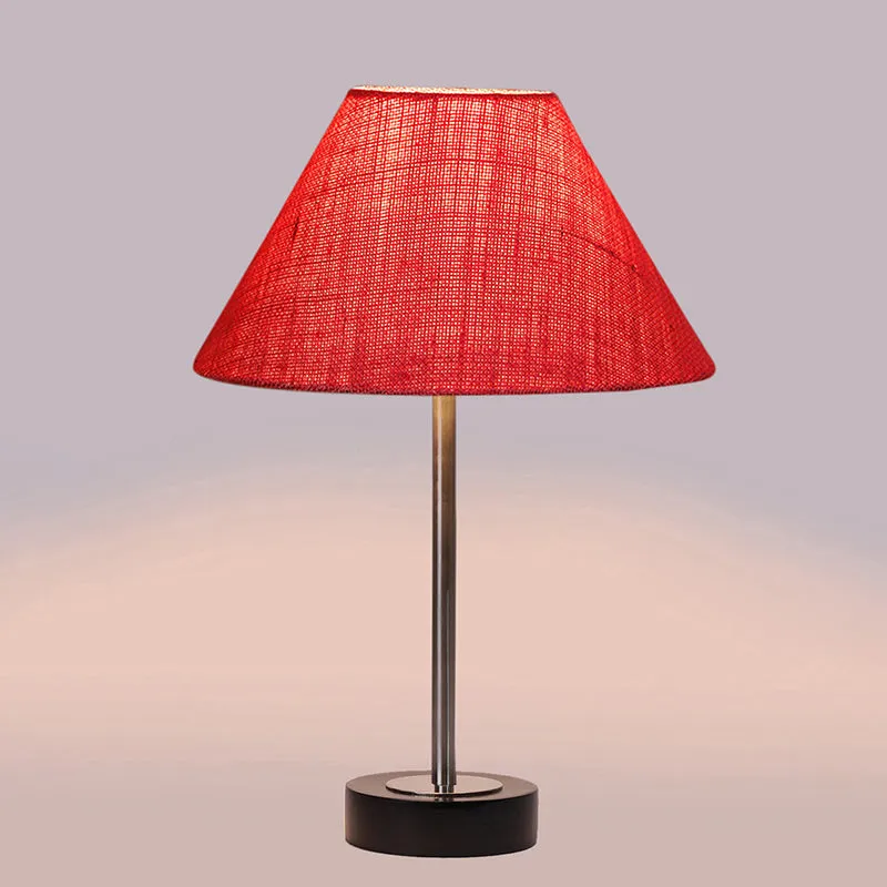 Sienna II Rodin Wooden Table Lamp - Pink,Silver,Black media 5