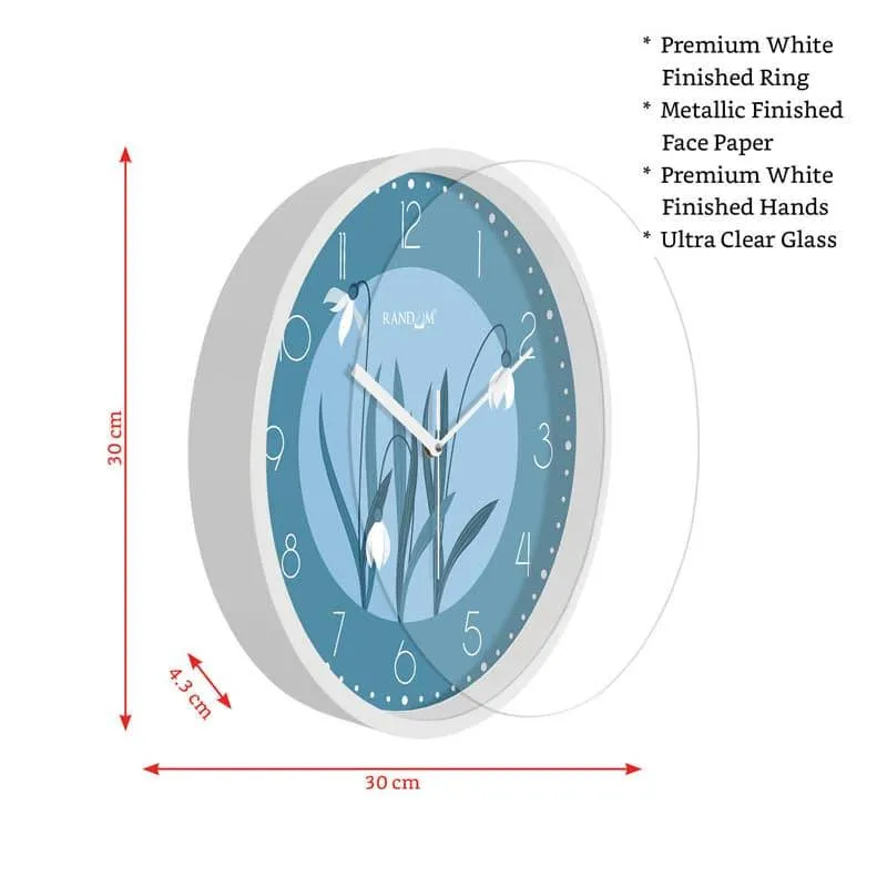 Night Gardenia Wall Clock media 5