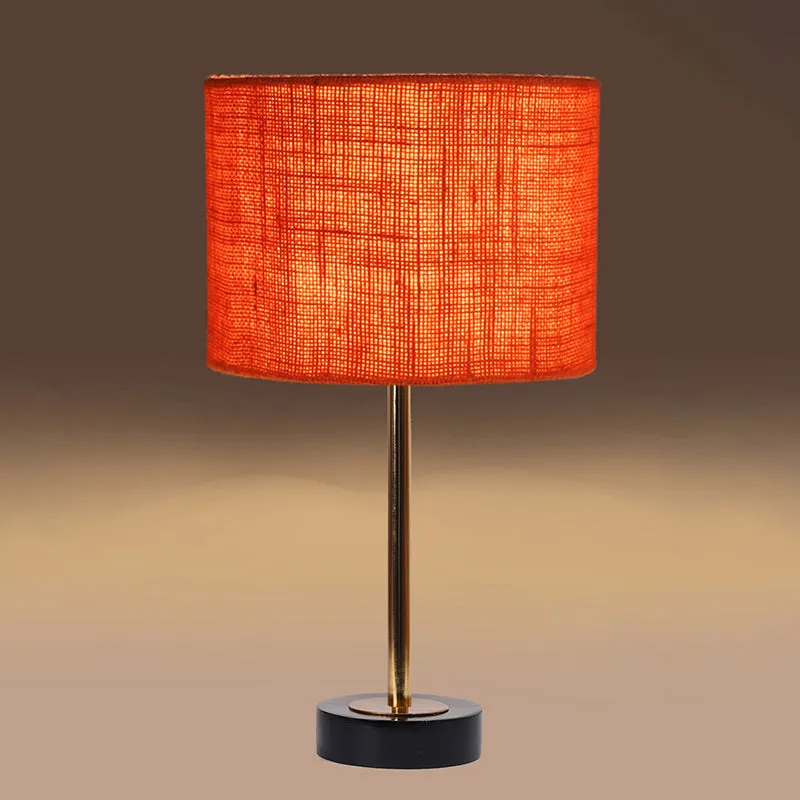 Sienna I Rodin Wooden Table Lamp - Orange,Gold,Black media 6