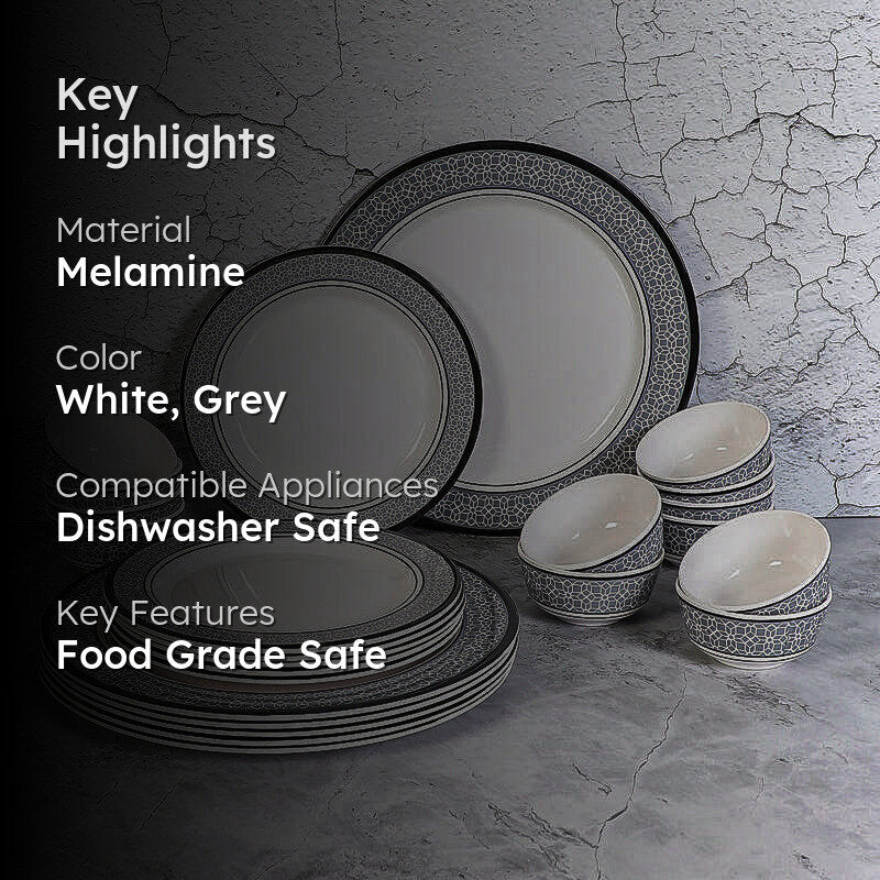 Miro Ethnic Dinner Plate - 24 Piece Set media 2