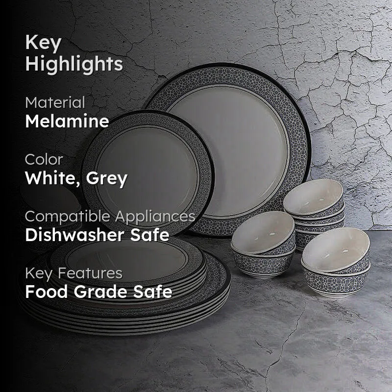 Miro Ethnic Dinner Plate - 24 Piece Set media 2