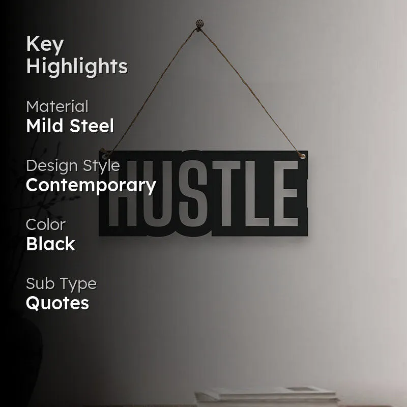 Hustle Mild Steel Wall Accent media 2