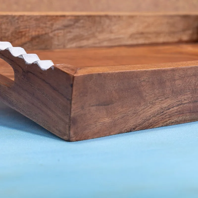 PureGrain Rectangular Wood Serving Trays media 6