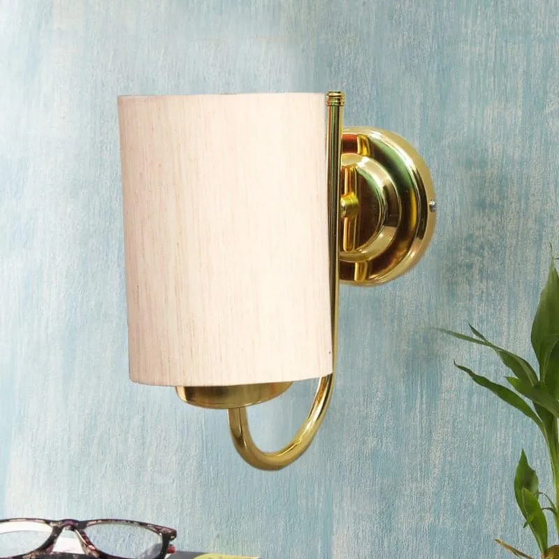 Galora Hepa Fabric & Metal Wall Lamp - Beige media 3