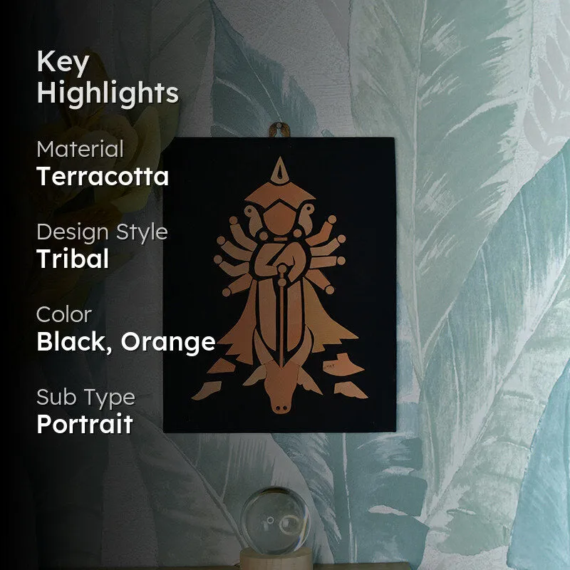 Shakthi Silhouette Terracotta Wall Art media 2