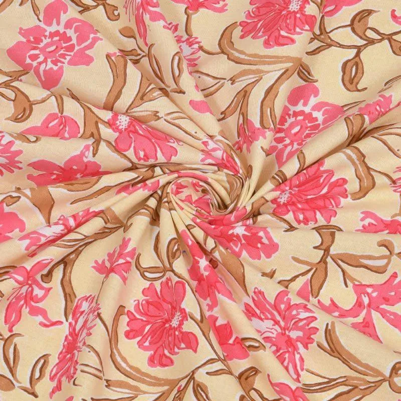 Arohi Floral bedsheet Cotton Bedsheet - 130 TC media 3