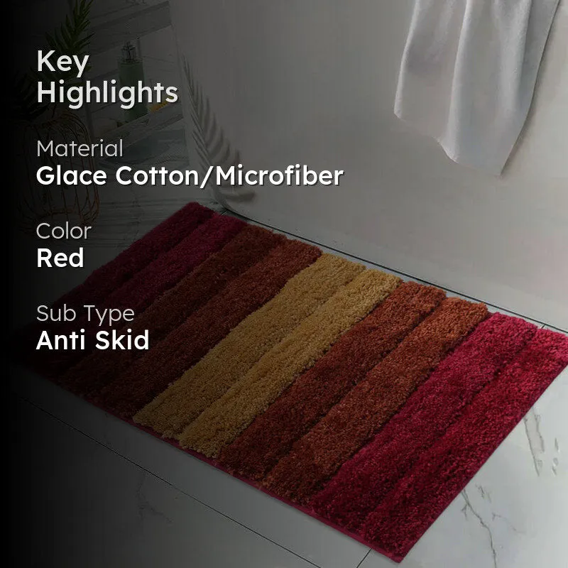 Line Luxe Bath Mat - Red media 2