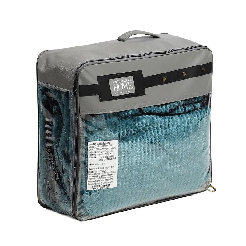 Monte Carlo Turquoise Oasis Blanket - 757 GSM media 7