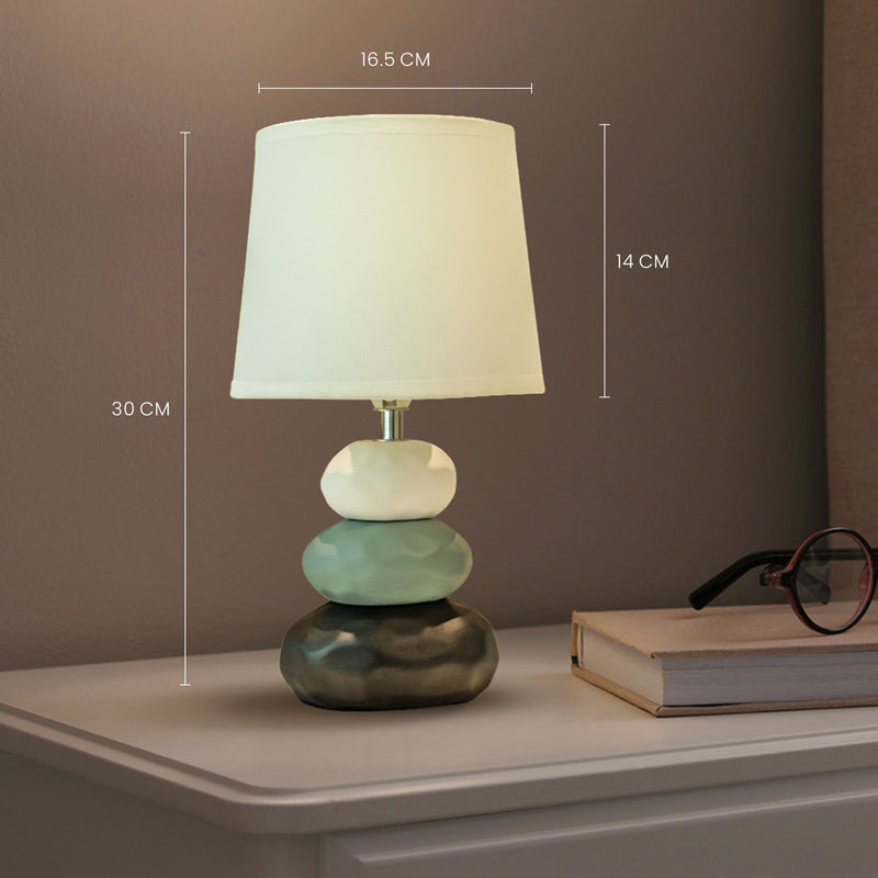 Atmosfera Ceramic LED Fabric Table Lamp - Green media 5