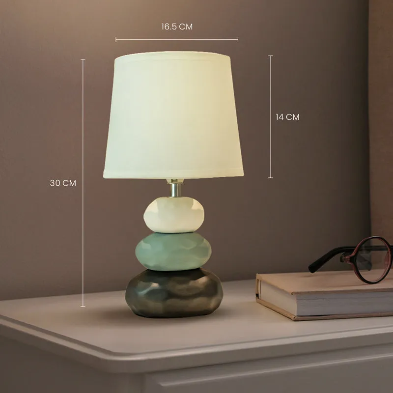 Atmosfera Ceramic LED Fabric Table Lamp - Green media 5