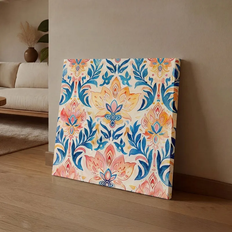 Jashn-E-Gul Canvas Traditional Wall Art media 1