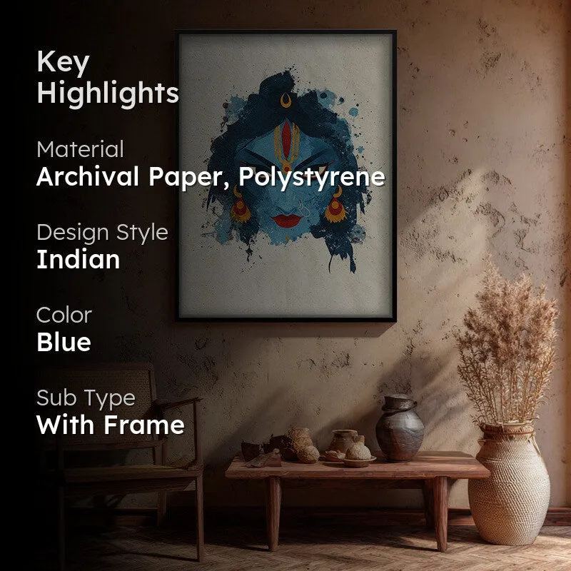Maa Kali Divine Archival Paper Wall Art media 2