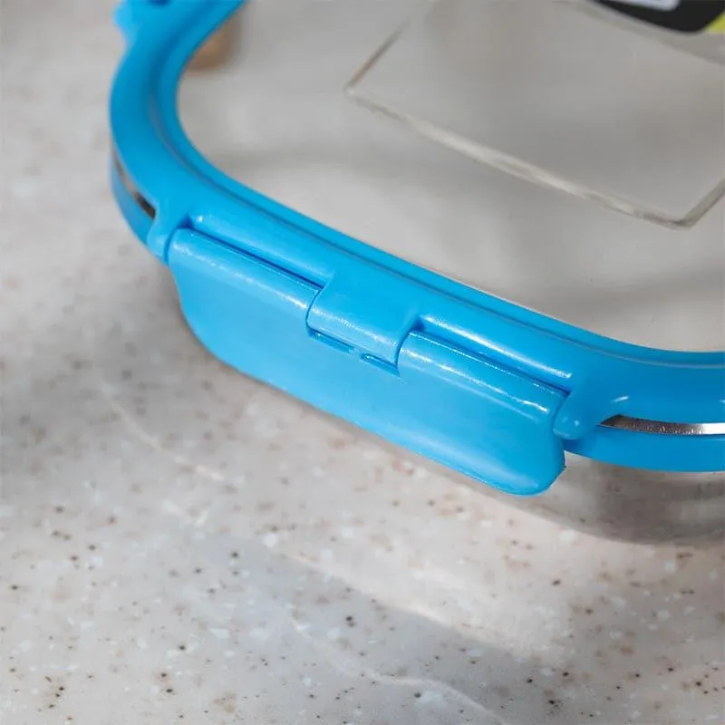 Viora Blue Stainless Steel Lunch Box (775/150 mL) - Two Piece Set media 5
